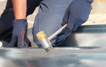 Vementry metal flat roofing repairs